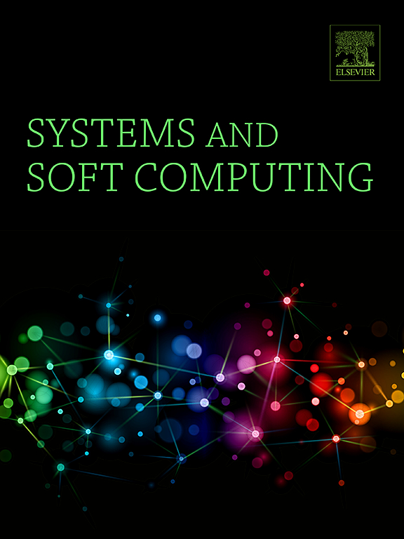 Go to journal home page - Systems and Soft Computing